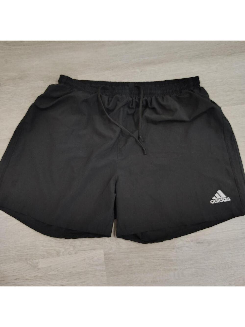 Adidas black and white shorts. Size large
